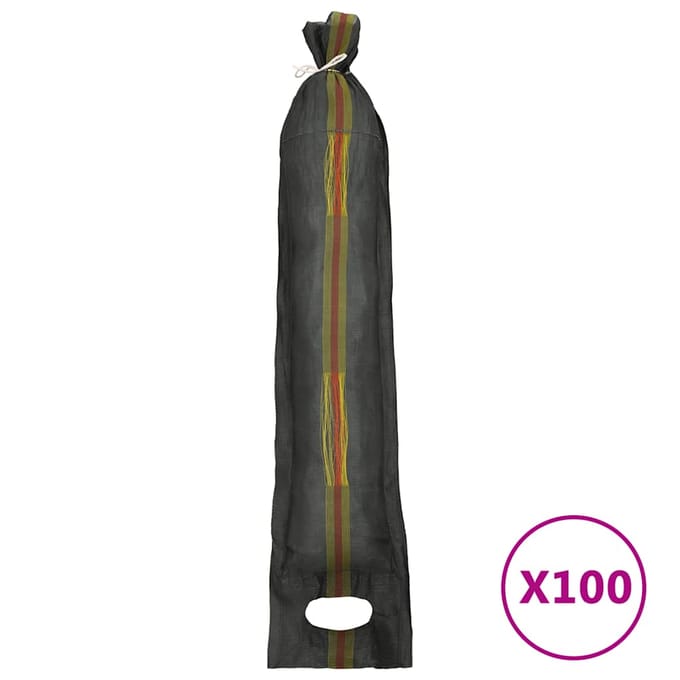 Vidaxl Overstromingswerende Zakken, 100 Stuks, Donkergroen, 103X25 Cm Hdpe