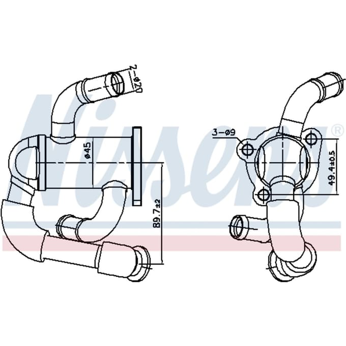 UitlaatgasRadiator NISSENS 989433