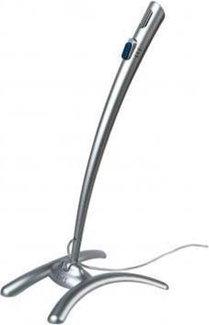 T'nB | DMICSV  | Computer Tafel Microfoon | Bedraad | 3,5 mm Jack | Zilver