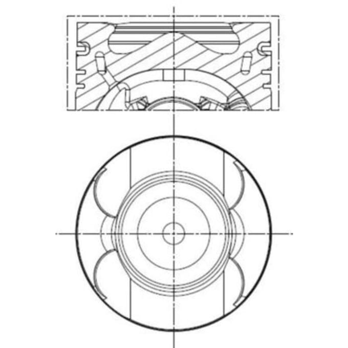 Zuiger MAHLE 001 PI 00133 002