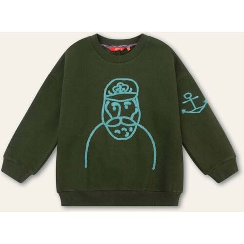 Oilily Harvey Sweater- maat104/4yr Rifle Groen