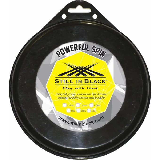 Tennissnaren Still in Black Powerful Spin 240 m