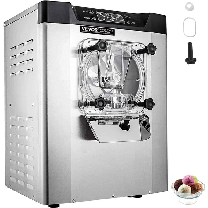 Commerciële Harde IJsmachine 3,5-4,4 UK Gallon/U Roestvrij Staal IJsmaker