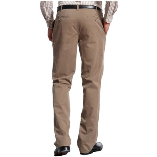 Club of Comfort - Basic pantalon - Mannen - 25 - Khaky - Katoen - Denver-4402-NOS