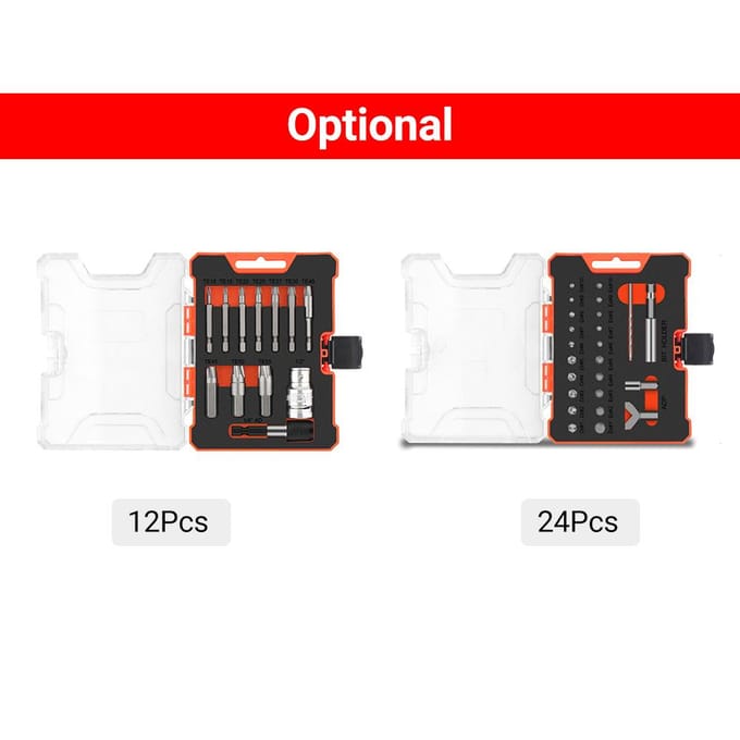 12-delige set voor het verwijderen van beschadigde schroeven, verwijderaar voor schroeven met een gesleten kop, moeren en bouten, boorgereedschap 12 Pcs