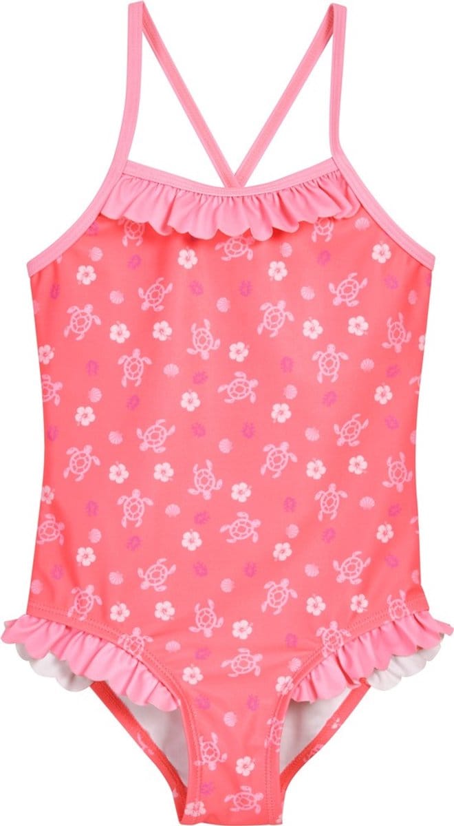 Playshoes - Badpak - UV - Werend - Hawaii - Roze - Maat 122/128