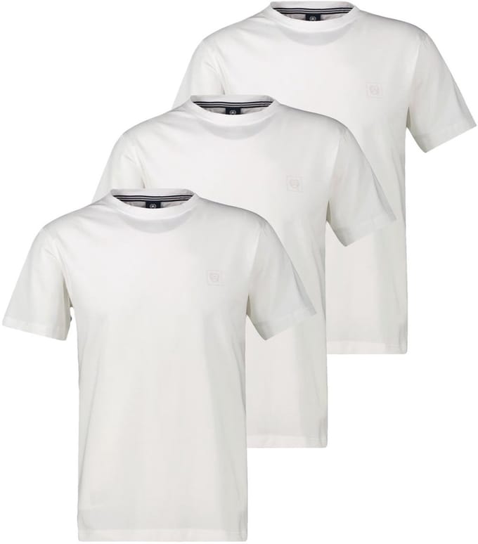 LERROS Heren t-shirt 3 pack Basic