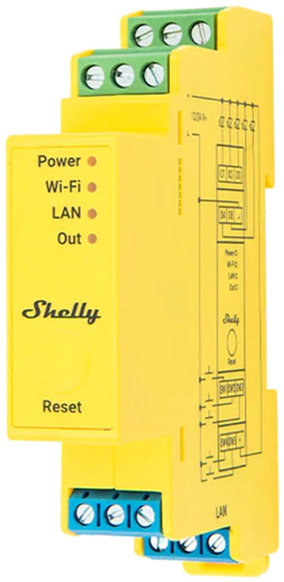 Shelly Pro RGBWW PM - WiFi 12/24V-controller