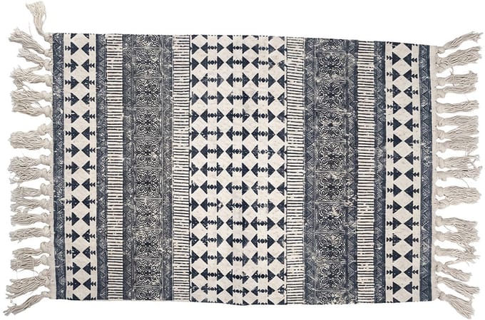Clayre & Eef Vloerkleed Beige Katoen