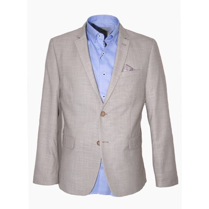 Carter & Davis - Casual colbert - Heren - 54 - Beige - Polyester - 2628-8425