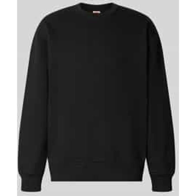 relaxed fit sweatshirt van katoenmix