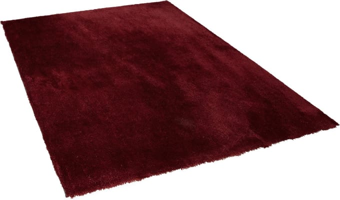 EVREN - Shaggy vloerkleed - Rood - 200 x 200 cm - Polyester