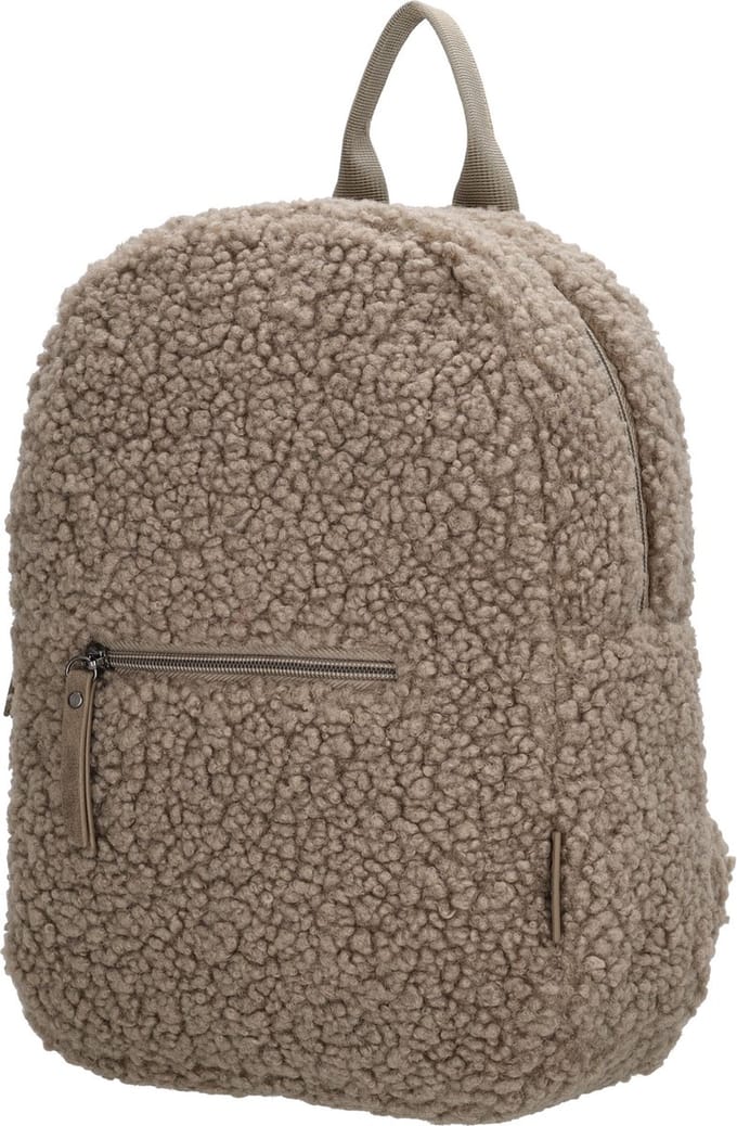 Beagles Navarra Rugzak Soft Teddy School Tas Kinder Rugtas 3-6 Jaar - Taupe