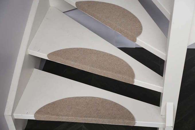 Trapmatten Tripoli- 15 stuks-Beige-56x16x4 cm