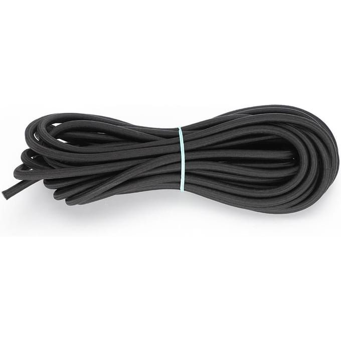 7mm 10m / 32.8ft Kleding Ronde Elastische Koord met Sterke Elasticiteit voor Kleding DIY Zwart black