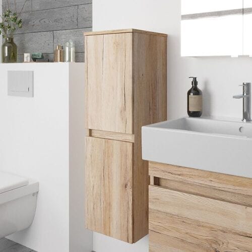 Megabad Profi Collection Side cabinet with 2 doors, door hinge left 30.5 x 32 x 100 cm HMSS30100001SEIL