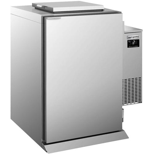 GGM Gastro Nass-Abfallkühler - 1x 120 Liter - Aggregat Rechts Zilver