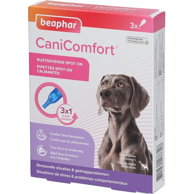 Beaphar CaniComfort® Rustgevende Spot-On 3 pipetten