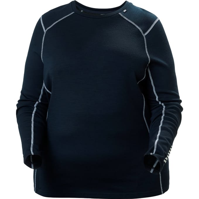 Dames sweatshirt Helly Hansen Lifa Merino Midwt Crew Plus
