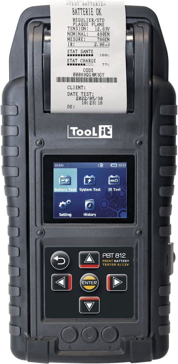 GYS Batterijtester PBT 812 met printer