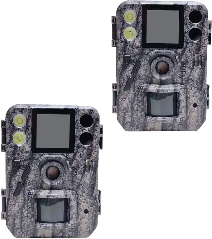 Wildcamera - Nachtzicht camera - Dierobservatie buiten - 4K video opname - 37 megapixel - Camouflage