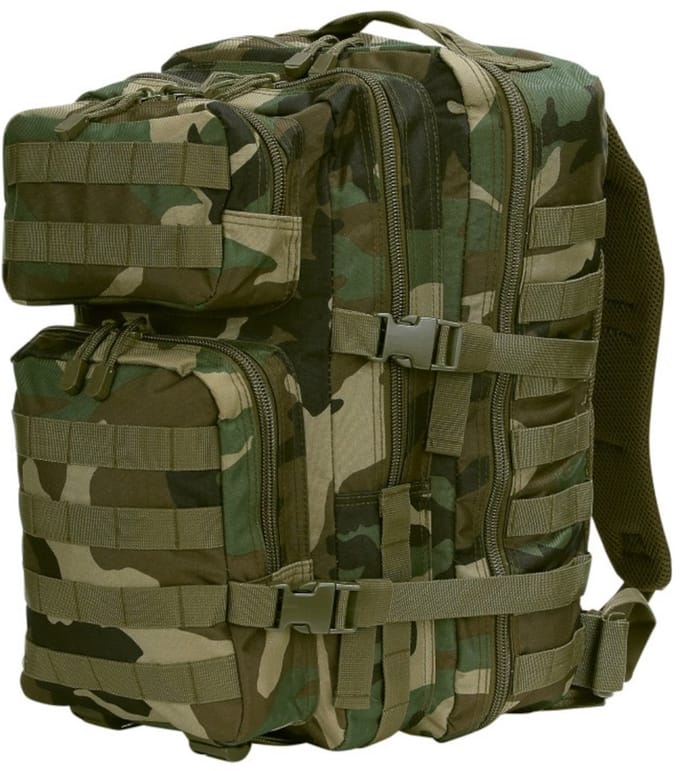 101 Inc Mountain backpack 45 liter US leger model - Camo Woodland