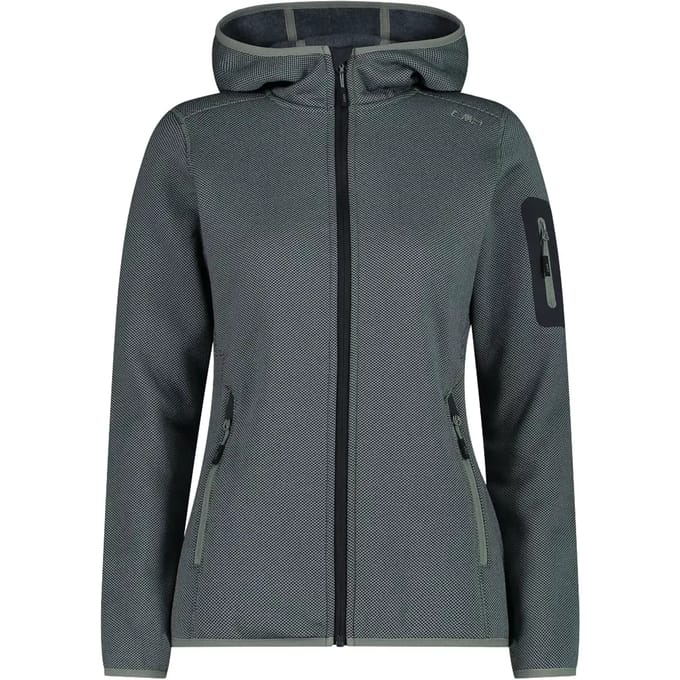 Dames fleece met capuchon CMP