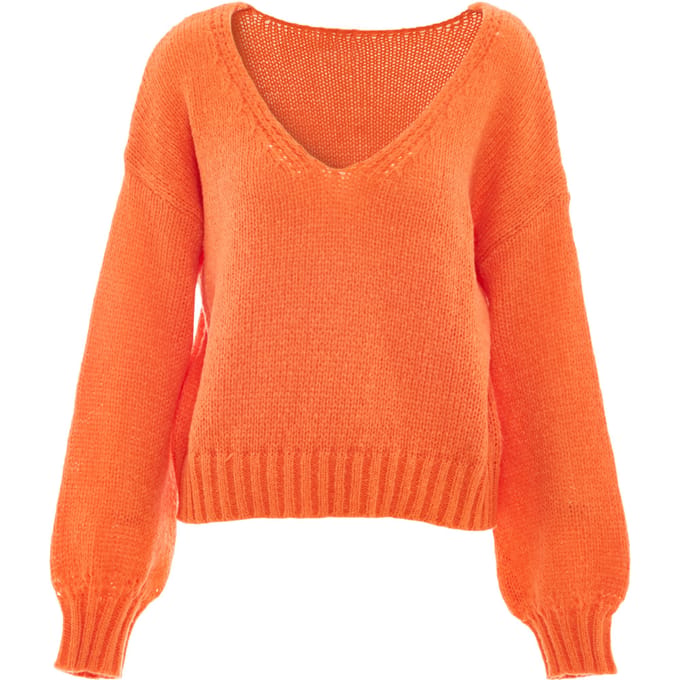 Mymo Jumper Dames oranje