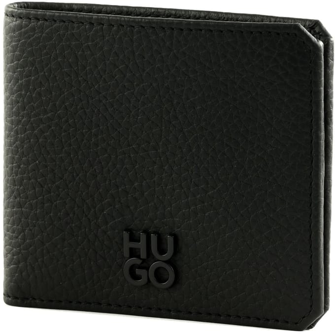 HUGO Kaarthoes Nesh 8 CC Wallet Black Zwart