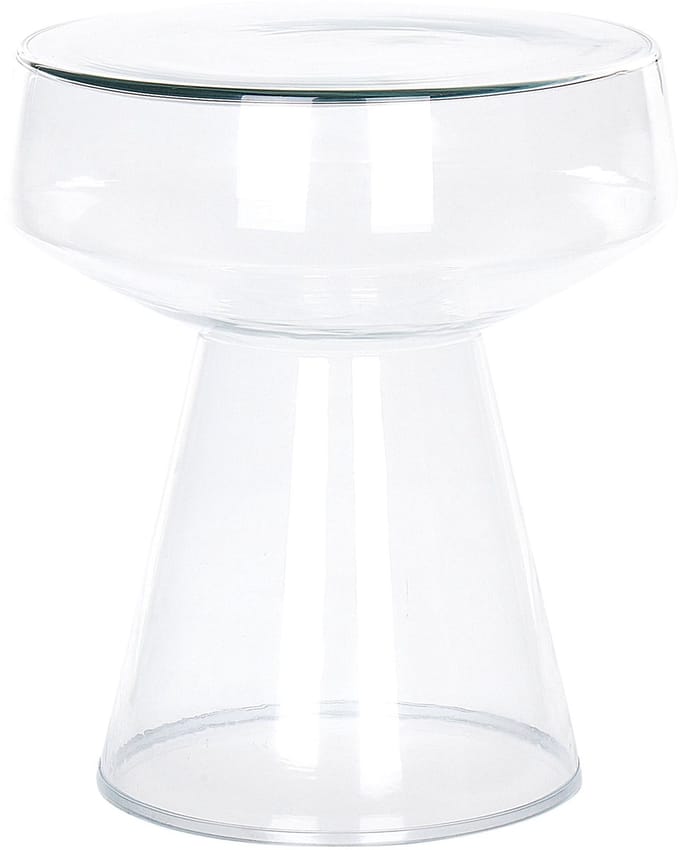 LAGUNA - Bijzettafel - Transparant - Glas