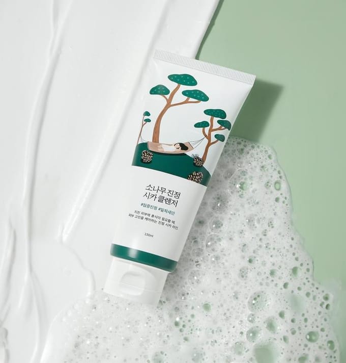 ROUND LAB - Pine Calming Cica Cleanser - Gezichtsreiniger
