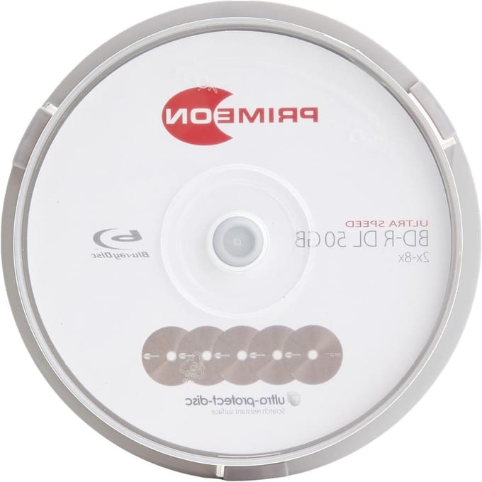 Blu-ray BD-R DL - Opslagmedia - Data Archiveren - Ultra protect disc - 50 GB 10 stuks - Zilver