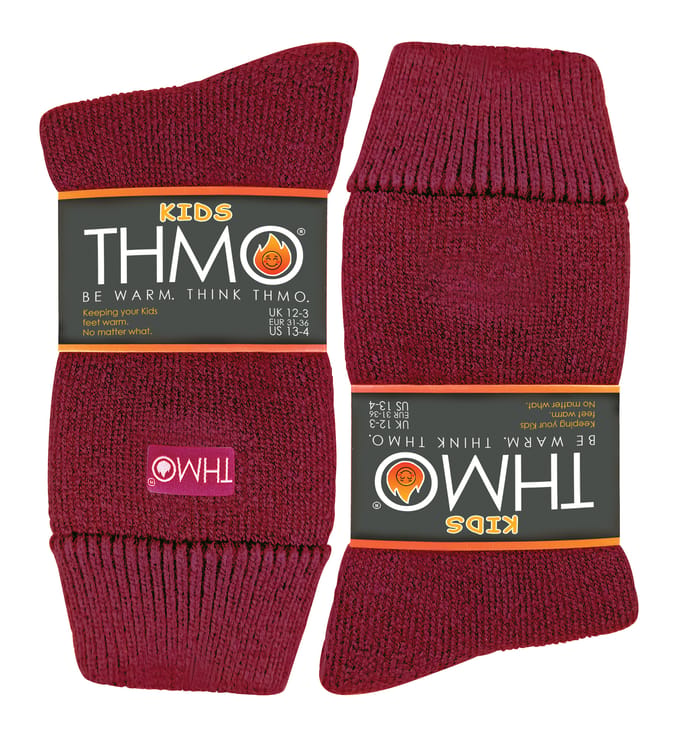 THMO - Thermisch gevoerde kindersokken voor de winter - Fuchsia