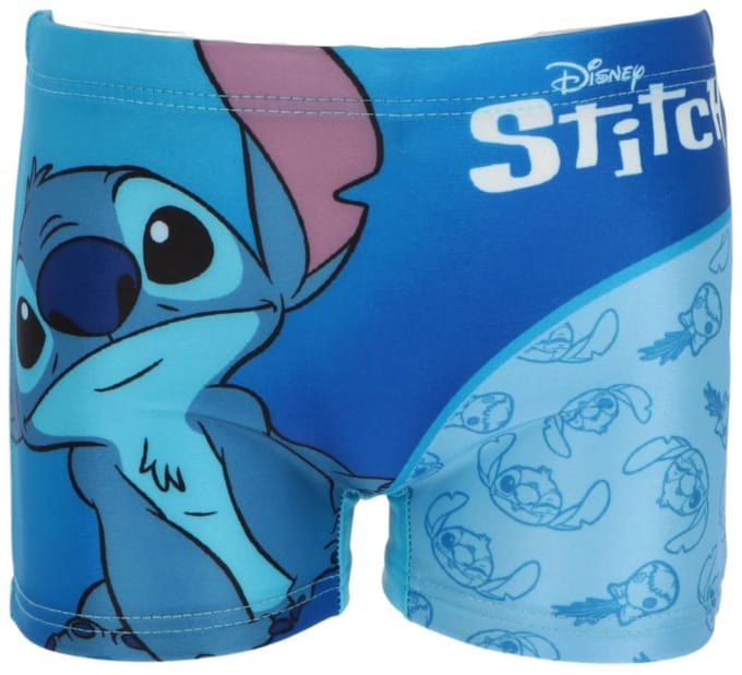 Lilo & Stitch Zwembroek - Maat 110/116 - Polyester - Blauw - Zwemboxer