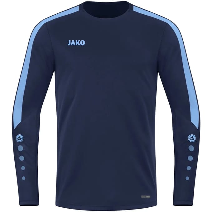 Jako Power Sweater Kinderen - Hemelsblauw / Marine | Maat: 128