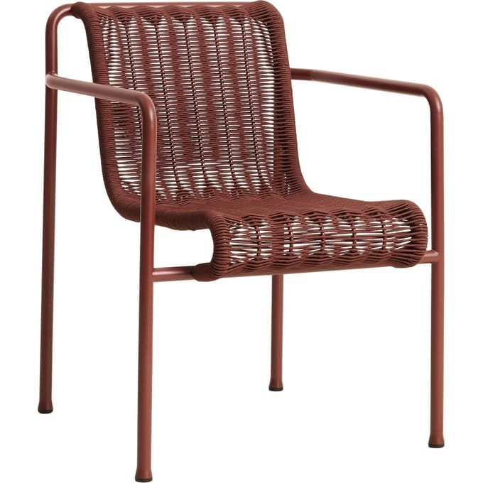 HAY Palissade Cord Dining Chair - iron red