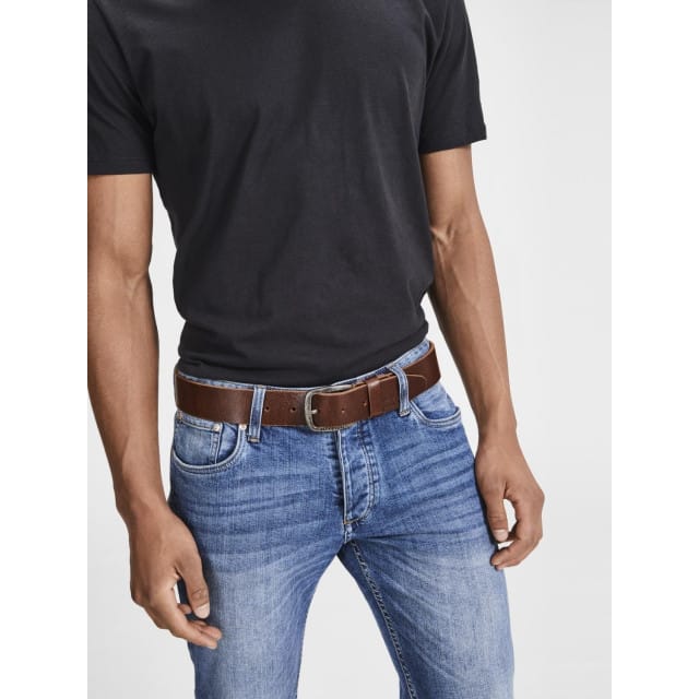 Jjipaul Jjleather Belt Noos 12111286 Black Coffee