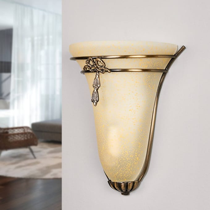 Searchlight Antiek ogende wandlamp ASCANA