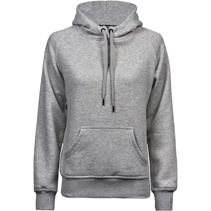 Tee Jays - Hooded Sweatshirt dames - Heather Grey maat M