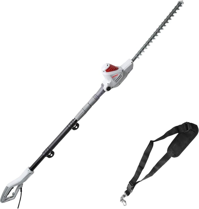 YOR® Heggenschaar Telescopisch - Grijs - 241cm x 10cm x 19cm