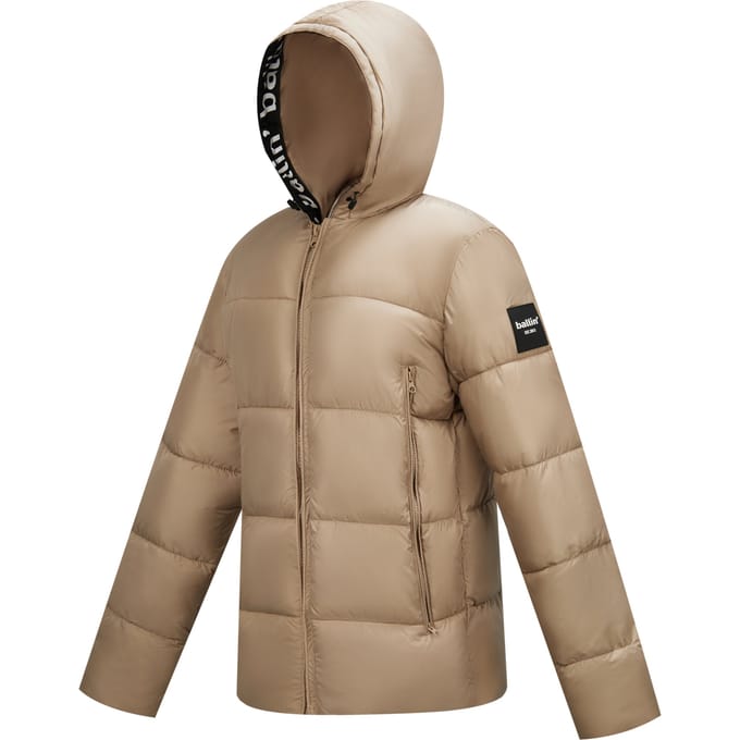 Heren Jas winter met Ballin Est. 2013 Jacket Calvin Print - Beige - Maat S