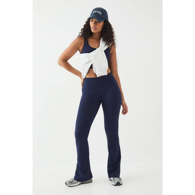 Dames DSGN Studio Ultra Sculpt Highwaist Flared Legging | Navy | Maat: 3XL