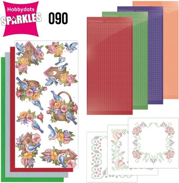Sparkles Set 90 - Yvonne Creations - Birdhouse With Birds