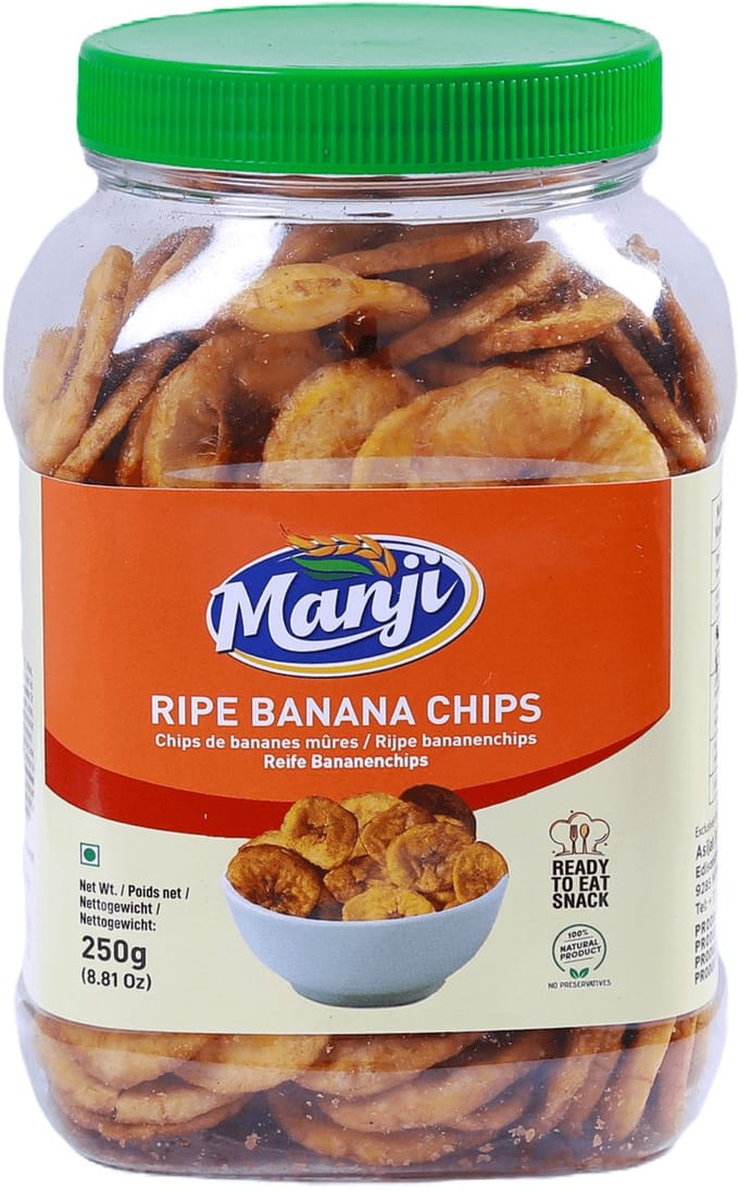 Manji - Rijpe Bananenchips - 250 g