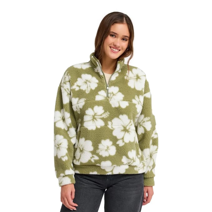 Fleece met halve rits voor dames Roxy Jive Talking
