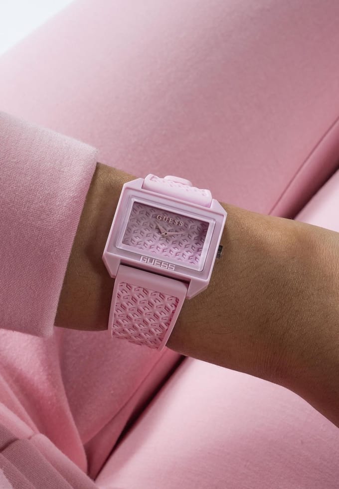 Guess Mod Pop Horloge Roze