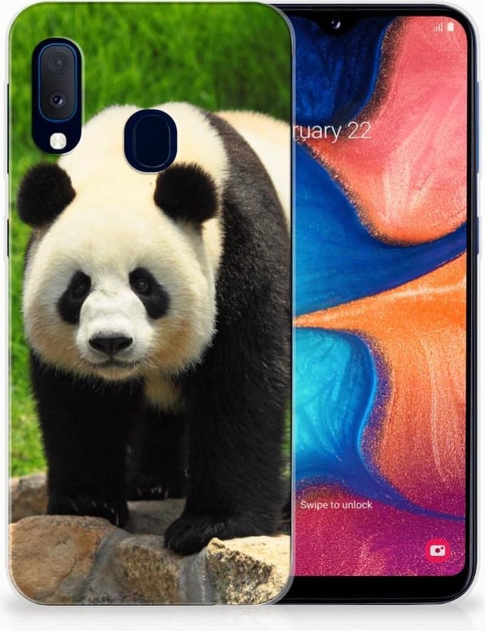 Samsung Galaxy A20e TPU Hoesje Panda