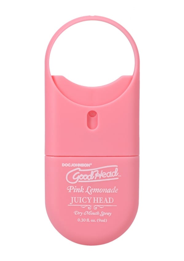Doc Johnson - Juicy Head - Dry Mouth Spray To-Go - Lemonade - 0.3 fl oz / 9 ml