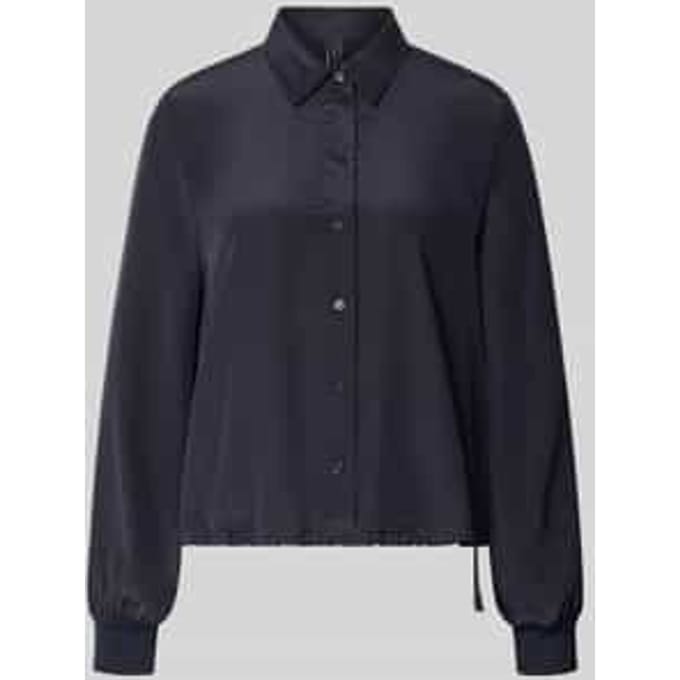 regular fit blouse met tunnelkoord