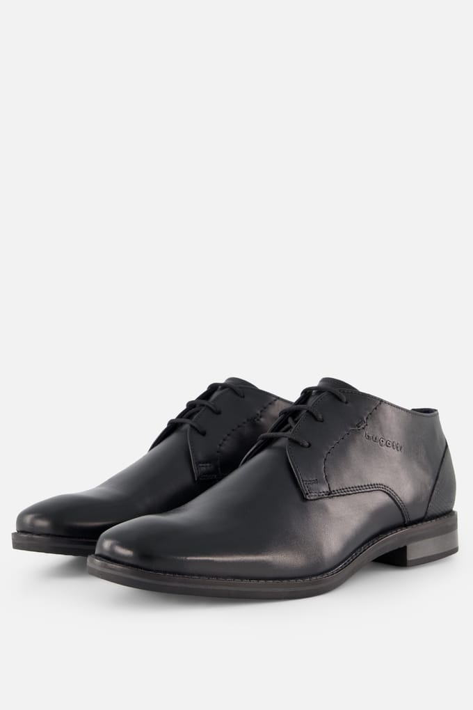 Bugatti Milco Veterschoenen zwart Leer - Maat 42